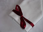 Burgundy Taffeta Sash